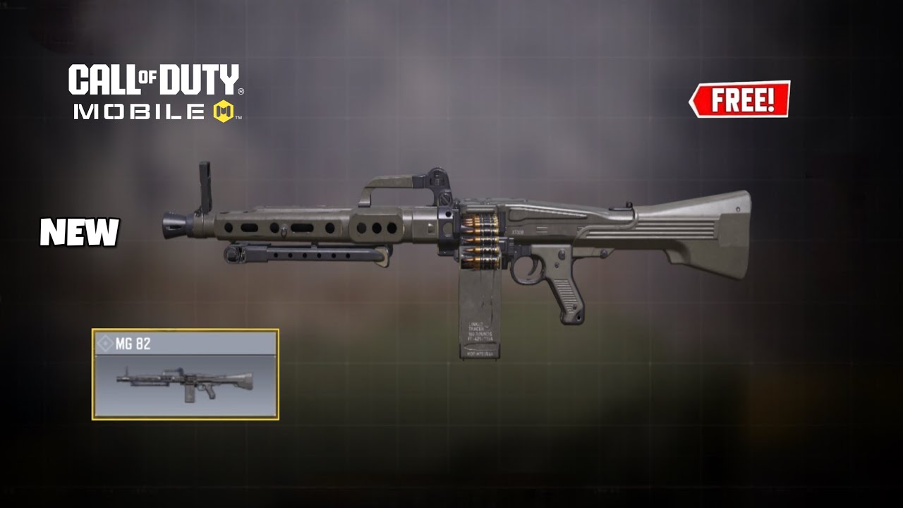 *NEW* FREE MG 82 (New LMG Weapon) Gameplay in COD Mobile! - Tier 21 BP Reward | Milton37LiveCODM