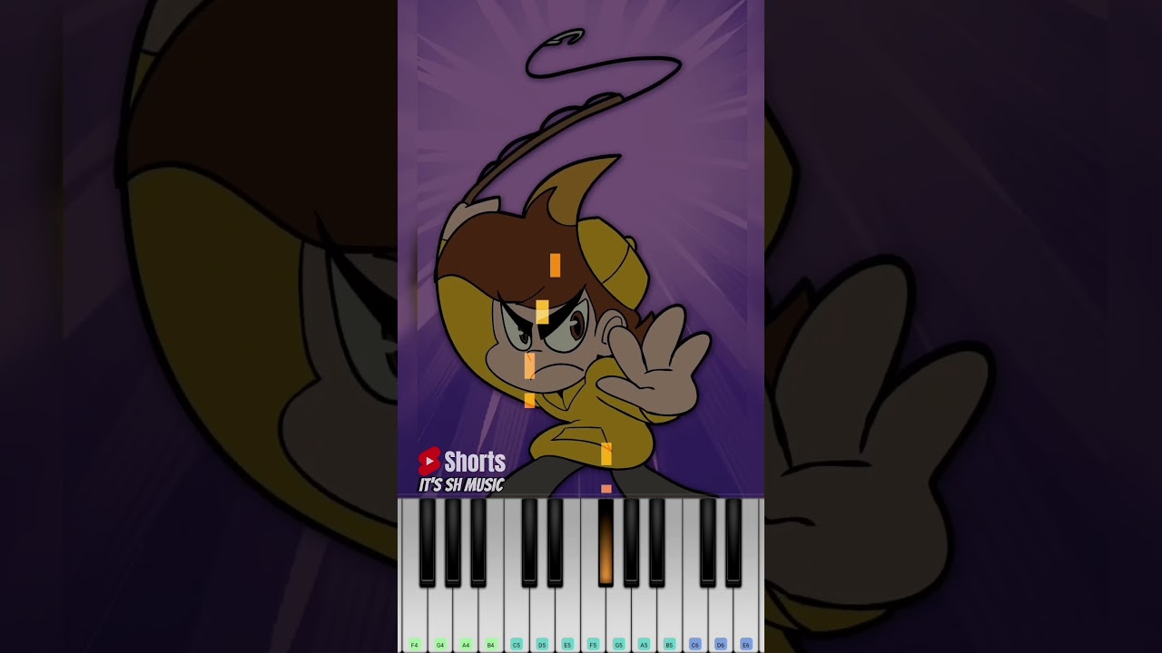 POU Became a Giant Spider! 🕸️ @diamondwow - Piano Tutorial