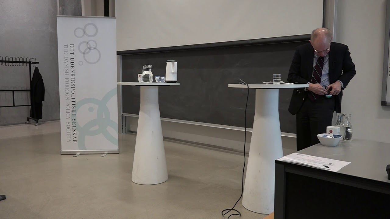 Professor John J. Mearsheimer speaking at the University of Copenhagen, April 13, 2018.