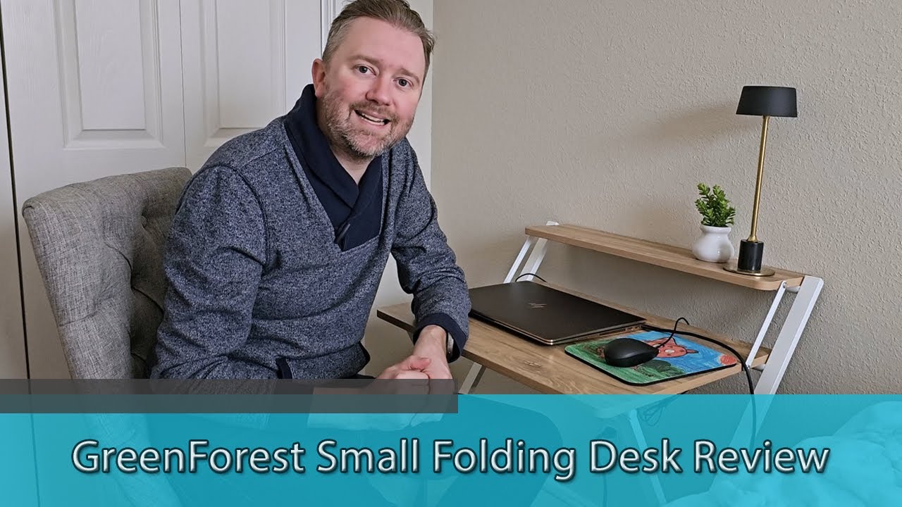 FOLDABLE & PORTABLE DESK - GreenForest Small Folding Desk Review