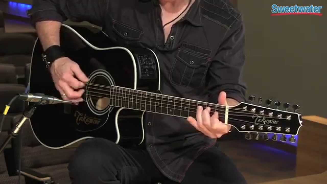 Takamine EF381SC 12-string Acoustic-electric Guitar Demo - Sweetwater Sound
