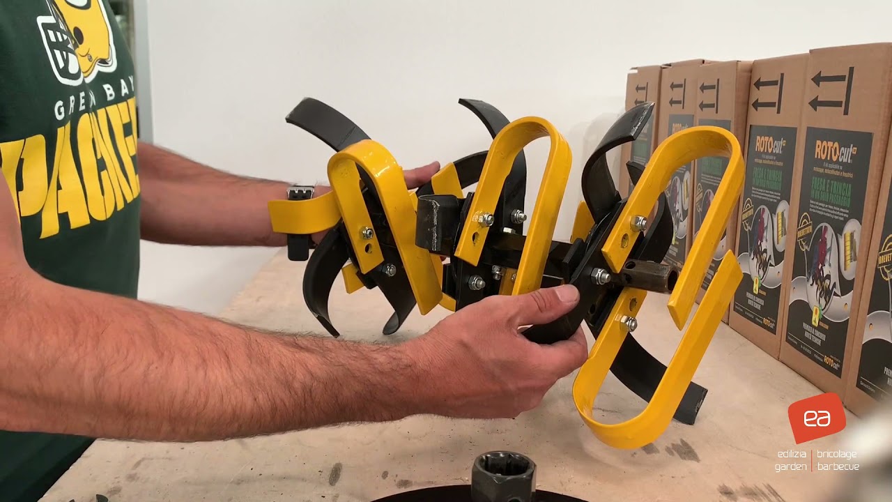 Montaggio Sistema Rotocut per motozappe e motocoltivatori