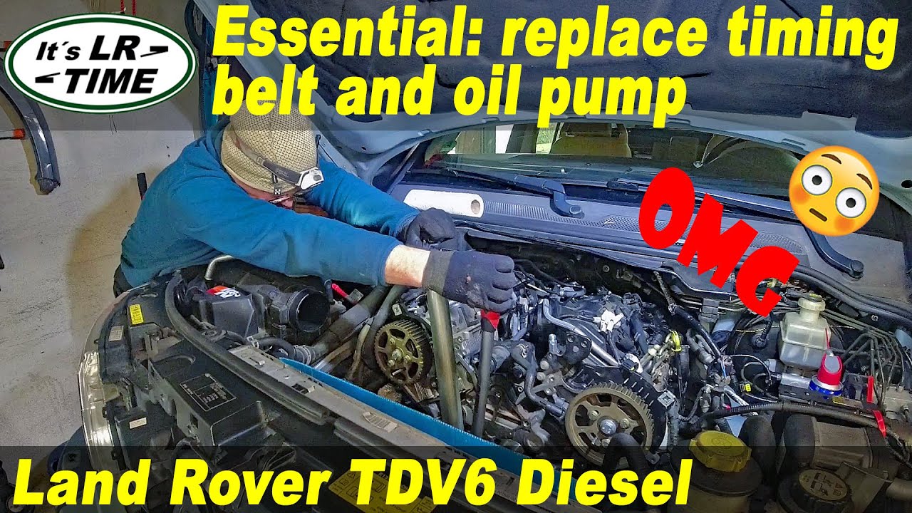 Самое необходимое техническое обслуживание Land Rover TDV6: ремень ГРМ и масляный насос