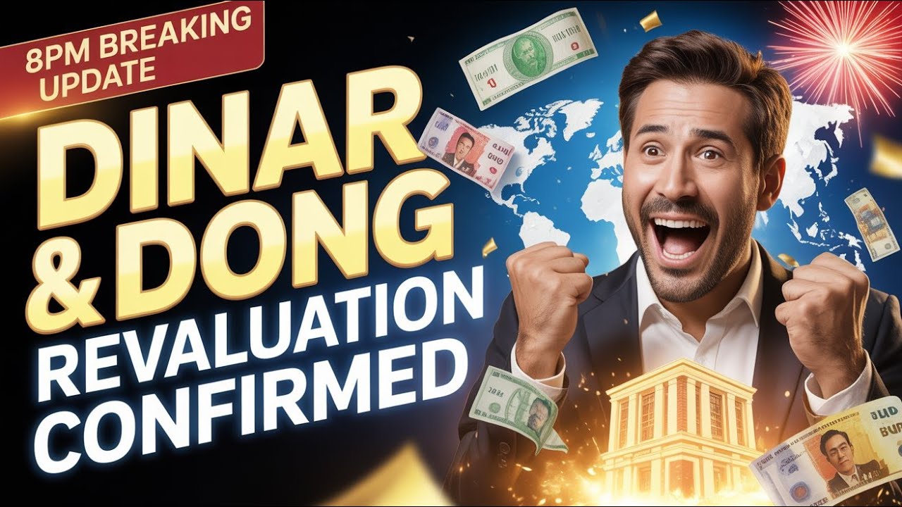 At 8PM Tonight: Dinar & Dong Revaluation Confirmed &ndash; Huge Global Celebration Begins! 🎉Iraqi dinar