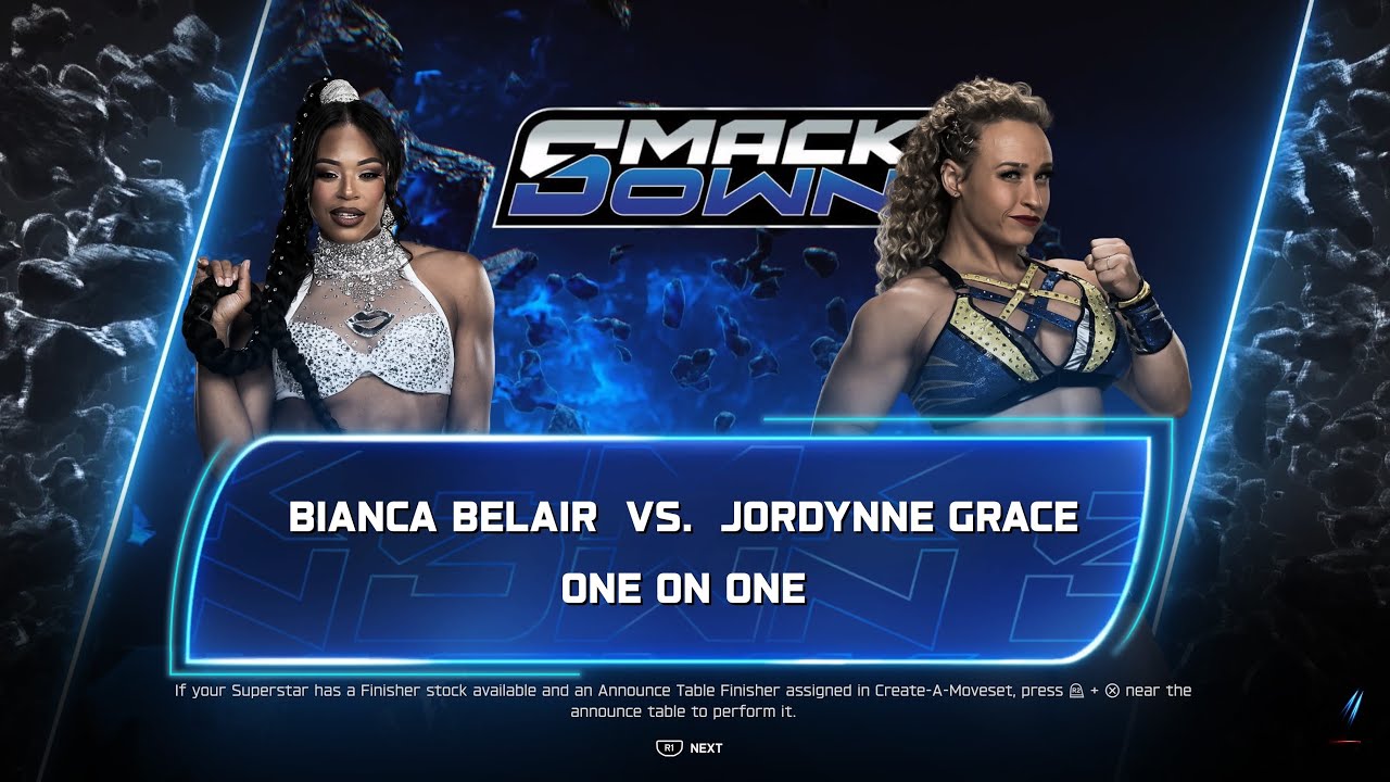 Геймплей WWE 2K26: Матч мечты между Бьянкой Белэр и Джординн Грейс 🔥 #wwe2k26 #jordynnegrace #bia...