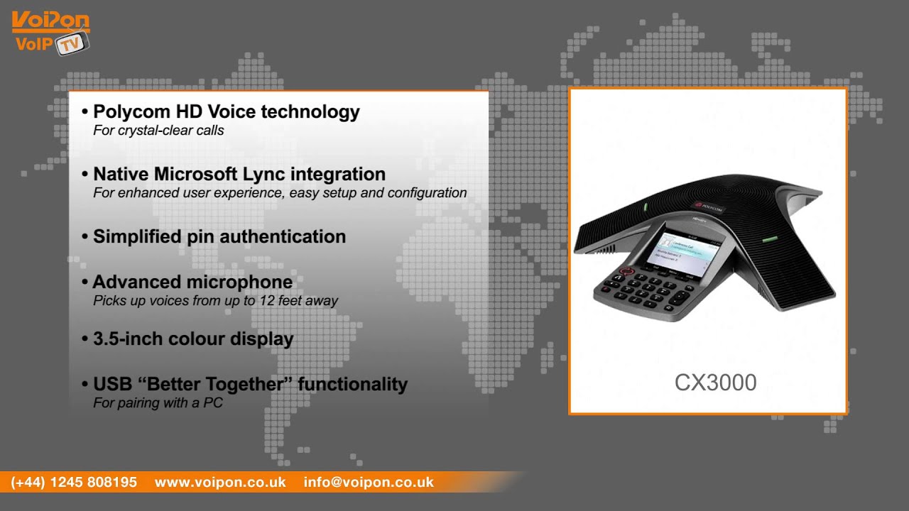 Polycom CX3000 IP Conference Phone Review / Unboxing