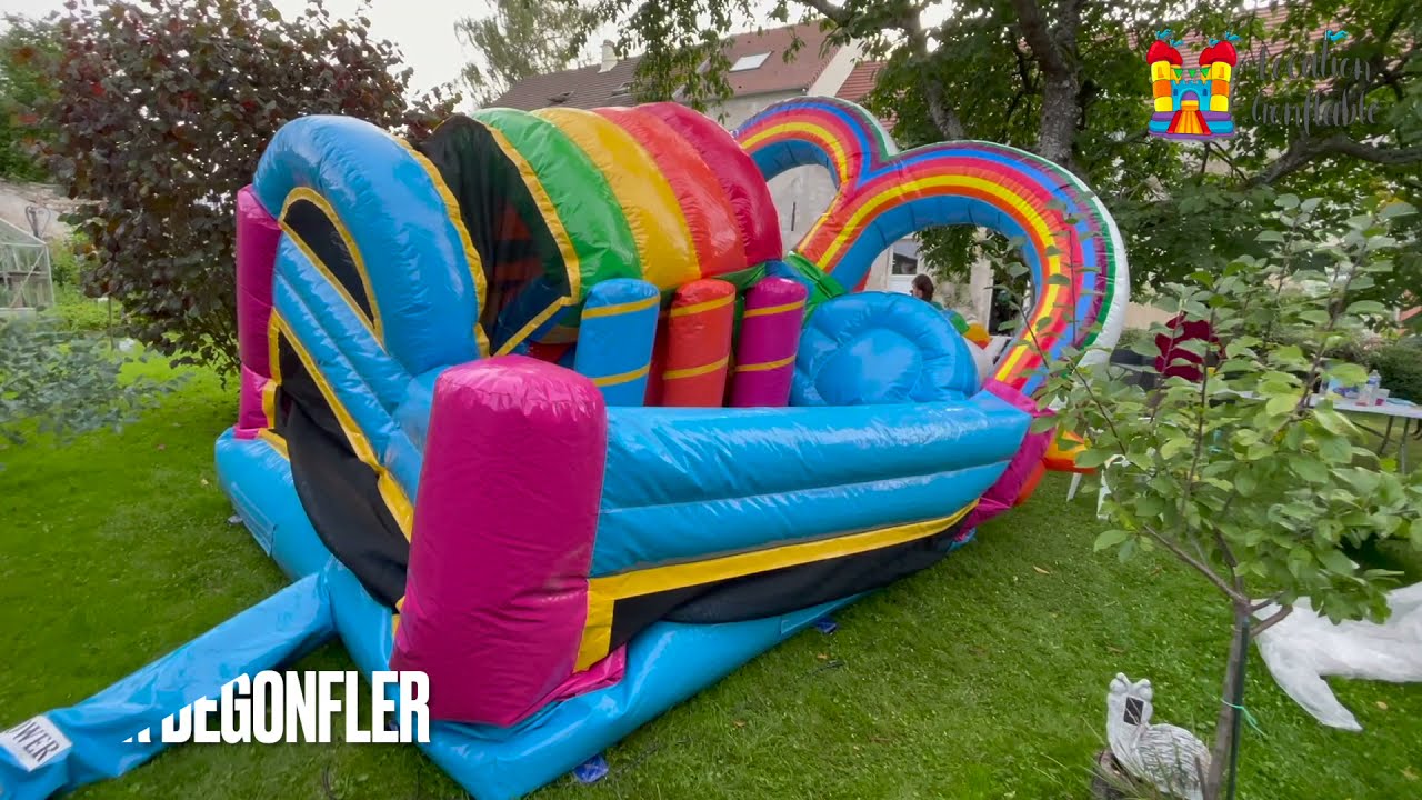 Comment plier une structure gonflable ? Le Chateau Multiplay Licorne - Anim'Prod