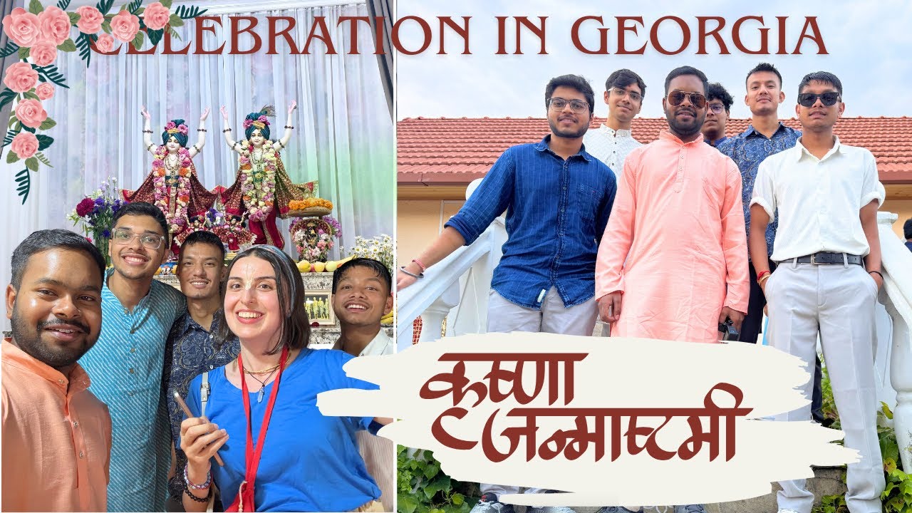 Krishna Janmashtami in Georgia 🇬🇪 | A Divine Celebration in Tbilisi | MBBS in Georgia