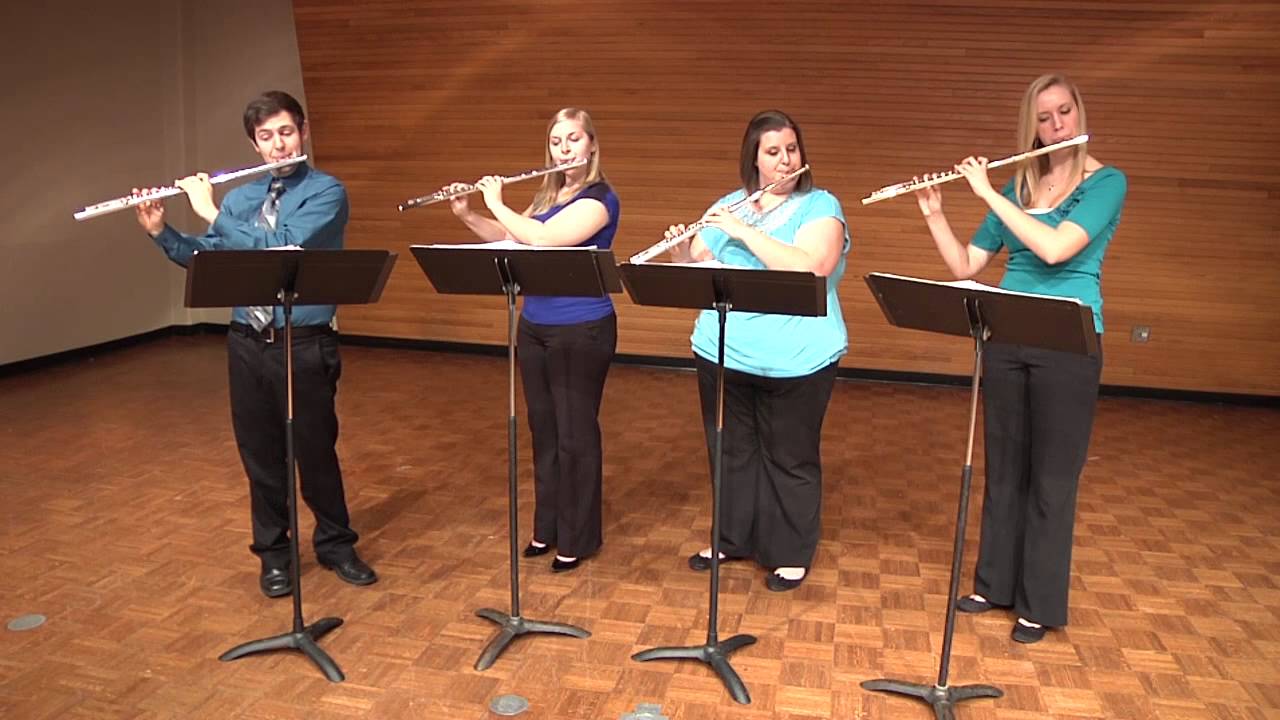 Shimmering Silver Flute Quartet: Sheep May Safely Graze