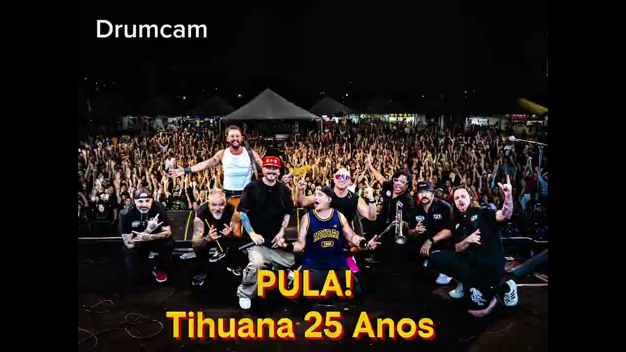Pula! | Tihuana 25 anos | Rockinfar | Drumcam #rocknacional #pgbatera #pula 