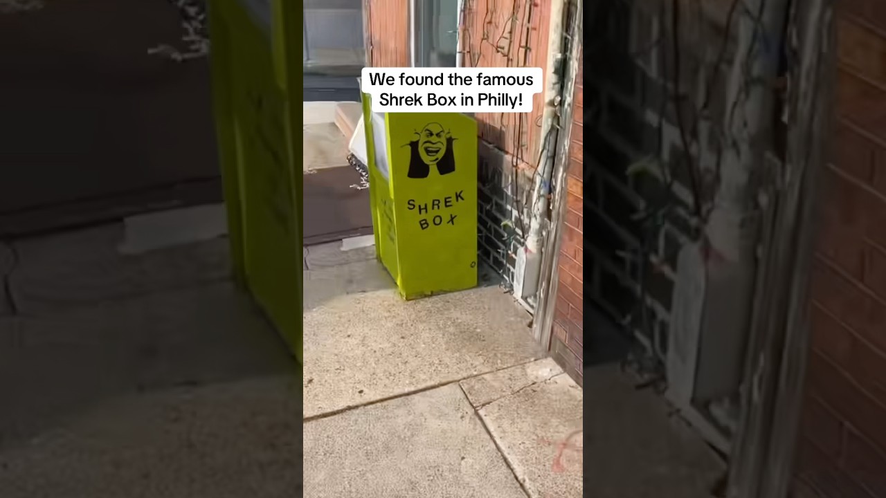 Only in Philly! #ShrekBox #Shrek #Philly