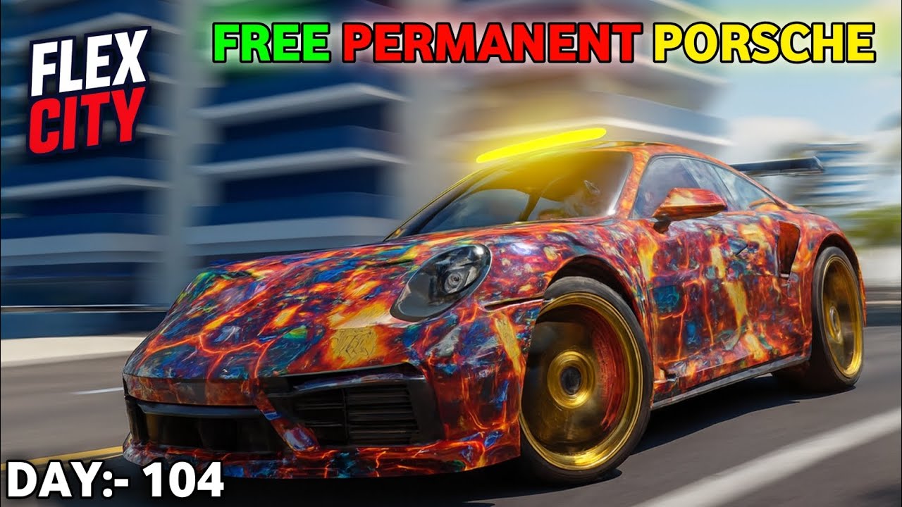 FREE AND PERMANENT PORSCHE IN FLEX CITYY.....!!!❤️‍🔥🥏