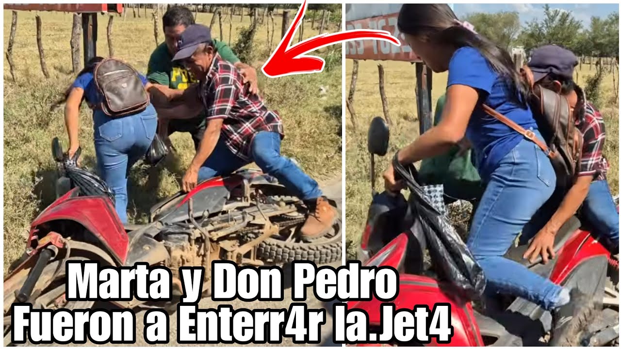 Urgente MARTA y don Pedro se fueron a ACC7DENTAR ne la MOTO😱