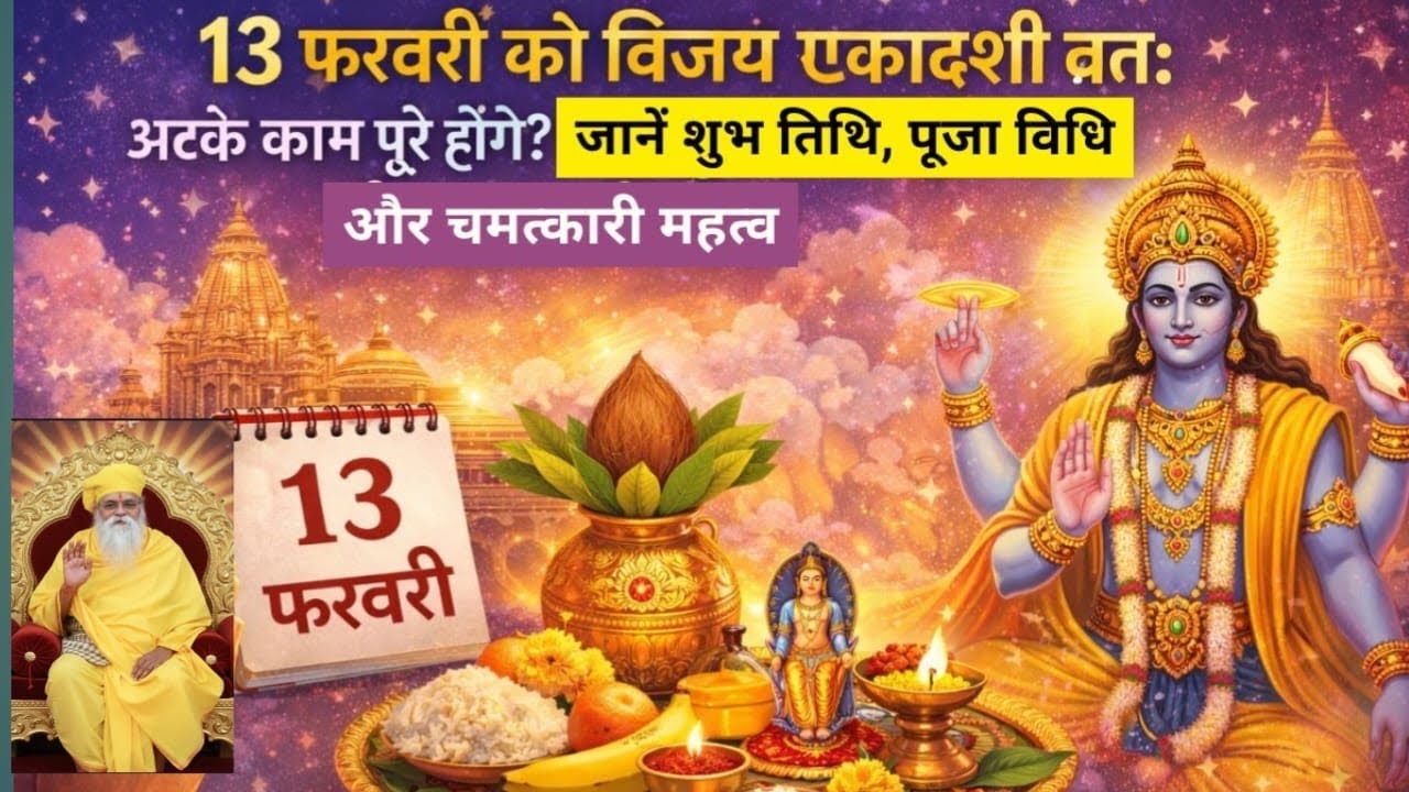 13फ़रवरी 2026 विजया एकादशी।और उस के चमत्कार 