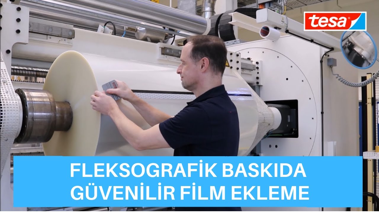 Fleksografik Baskıda Verimli ve Güvenilir Film Ekleme | tesa® 51948 EasySplice FilmLine Black X