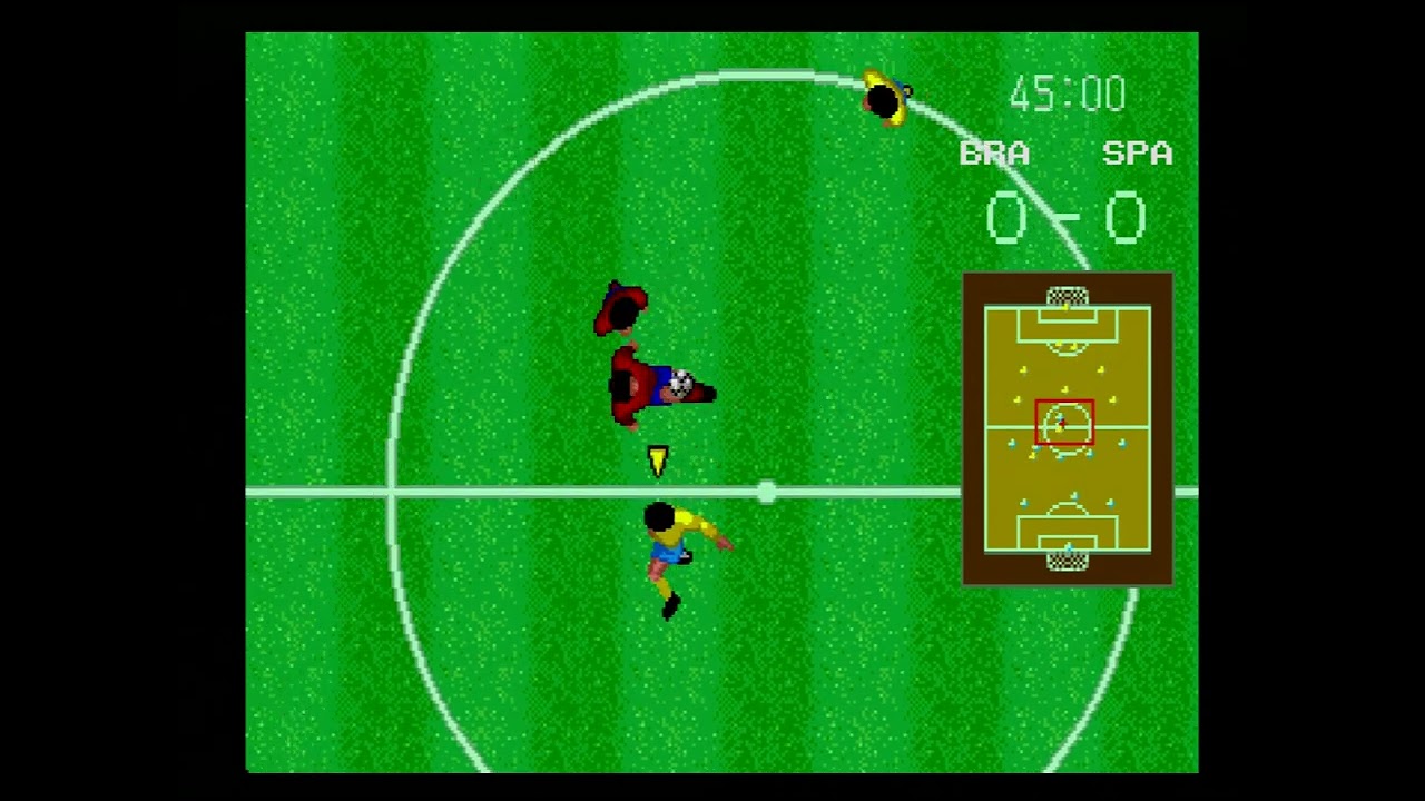 Super Futebol / World Cup Soccer / World Championship Soccer - Mega Drive - 1080p/60
