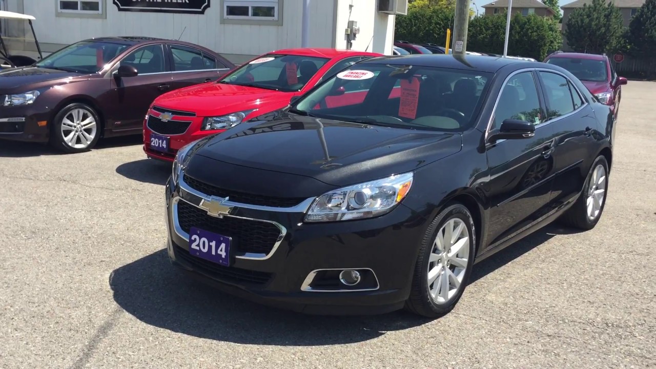 2014 Chevrolet Malibu LT Black Granite Metallic Roy Nichols Motors Courtice ON