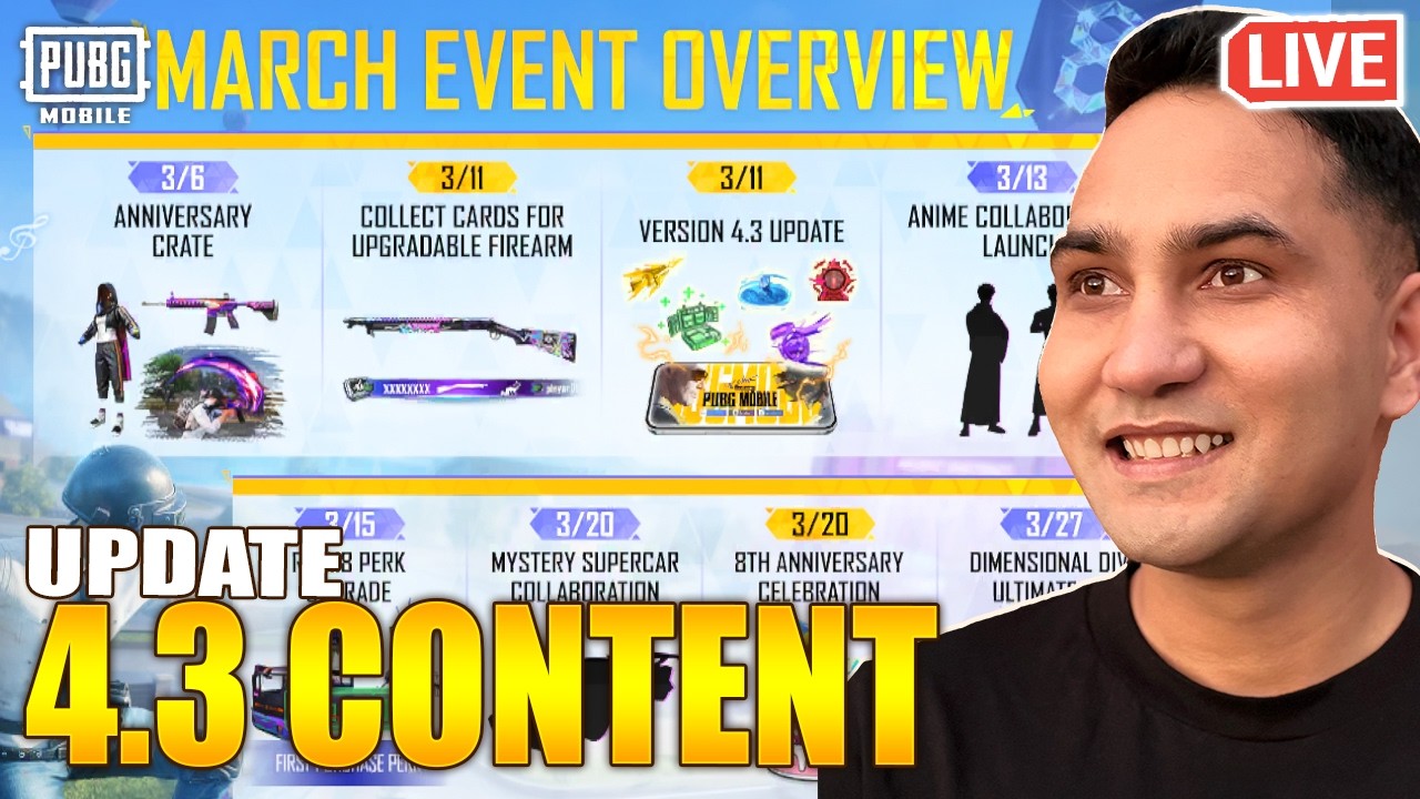 NEW SKINS AND COLLABORATIONS COMING IN 4.3 UPDATE PUBG MOBILE | BGMI