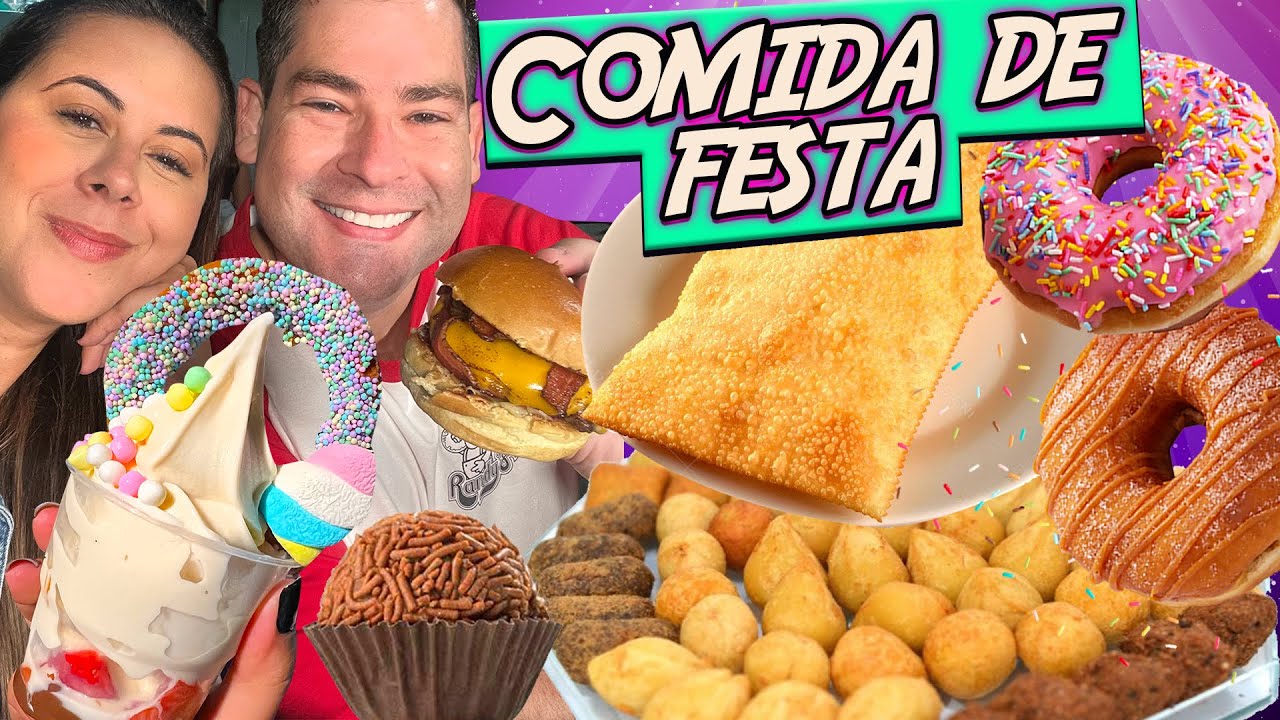 Comida de Festa de Criança: Rodizio de Pastel, Salgadinhos, Doces e Donuts.