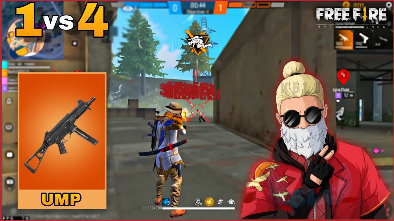 SÓ SMG NO SOLO X SQUAD!! Free Fire Mobile