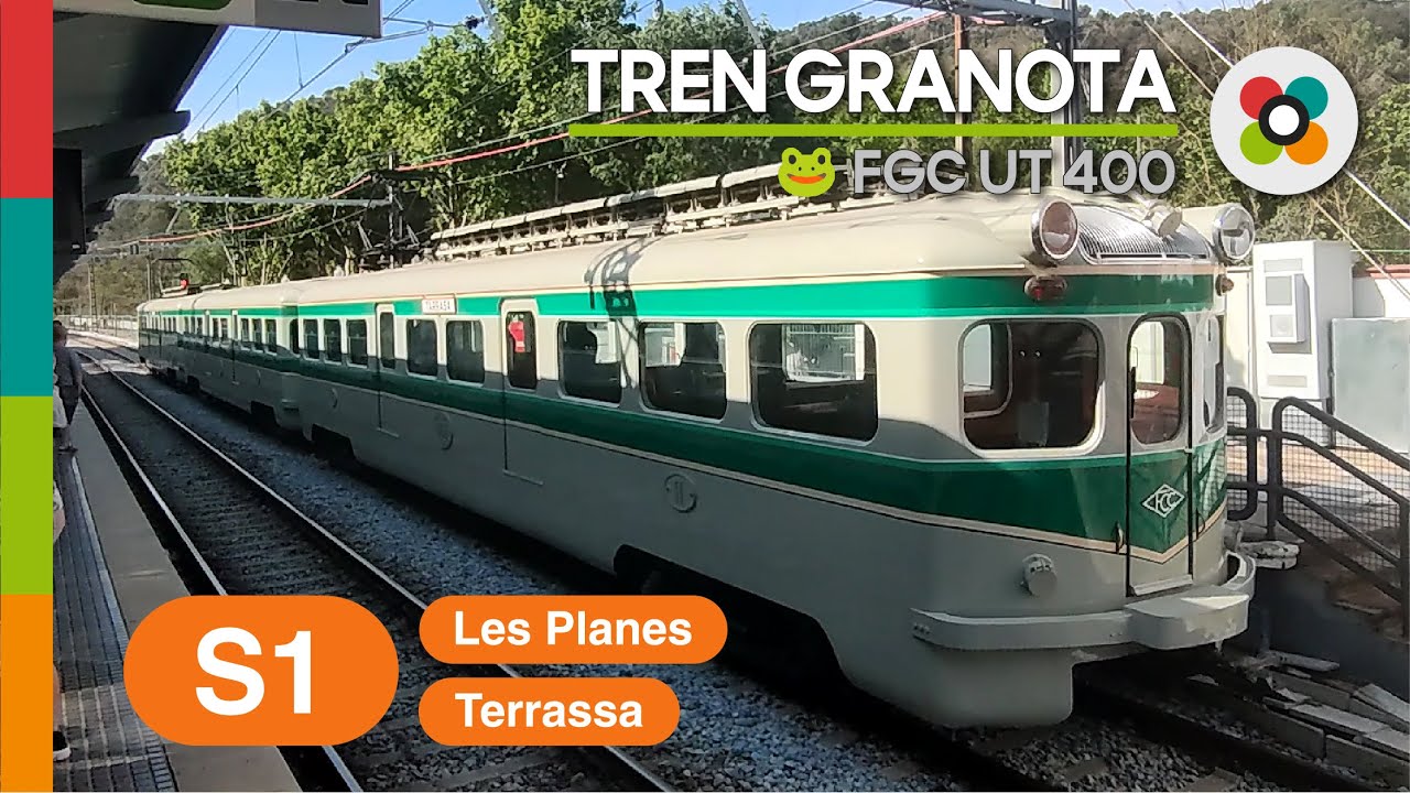 S1 FGC Les Planes - Terrassa | Tren Granota Sèrie UT 400