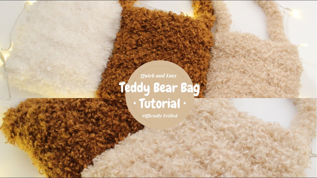 🧸Teddy Bear Bag🧸{Quick&Easy!}Tutorial | Officially Frilled