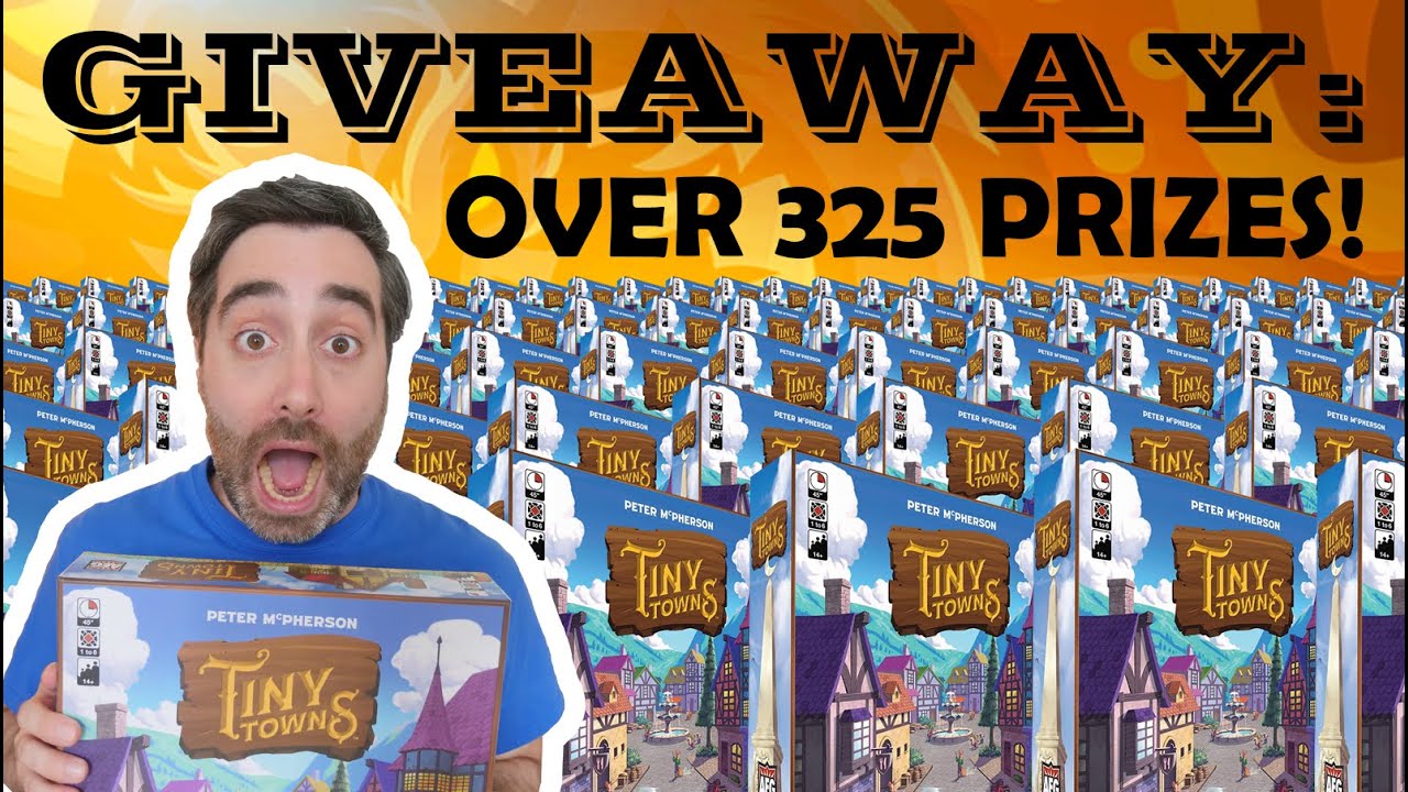 **MASSIVE** Tiny Towns Giveaway - OVER 325 PRIZES!!!!!!!