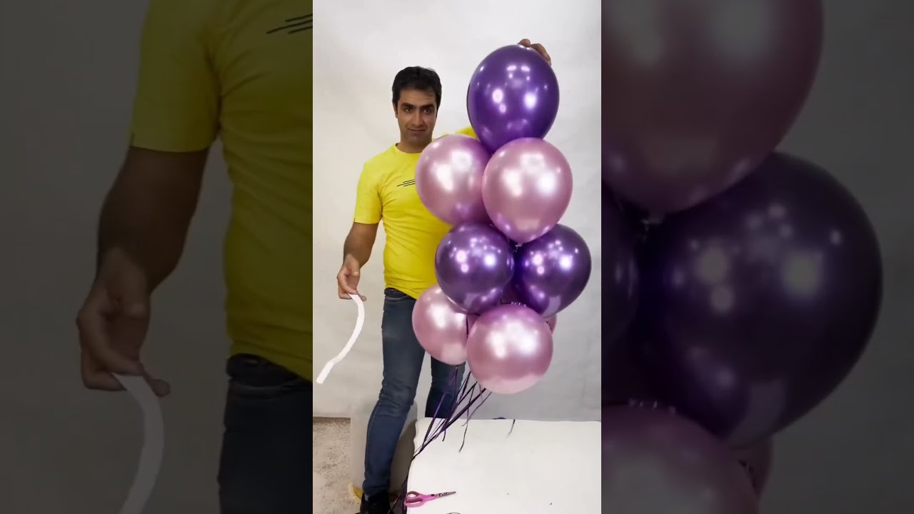No sufras si no consigues helio mira esta tremenda idea.. #decoracion #ideas #foryou #balloons
