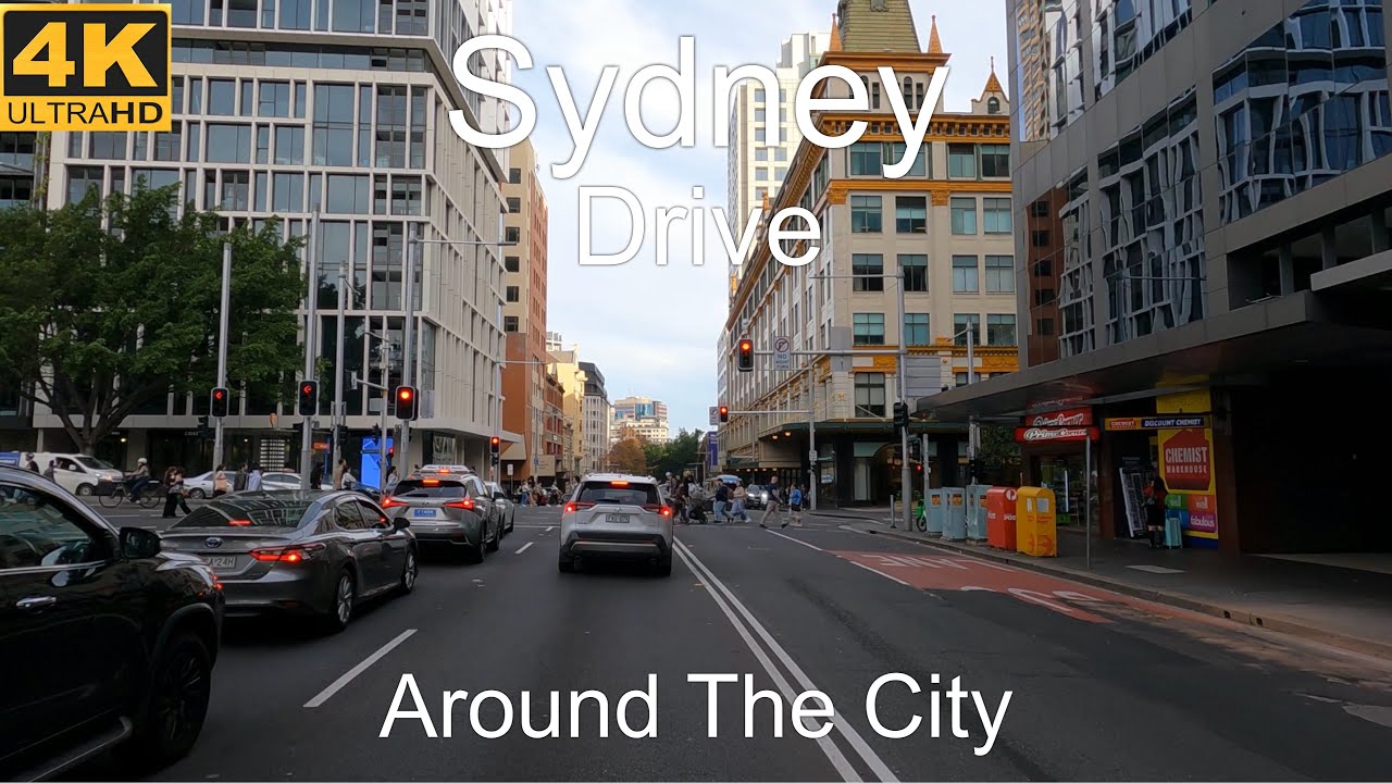 Driving Around The City | Sydney Australia | 4K UHD 