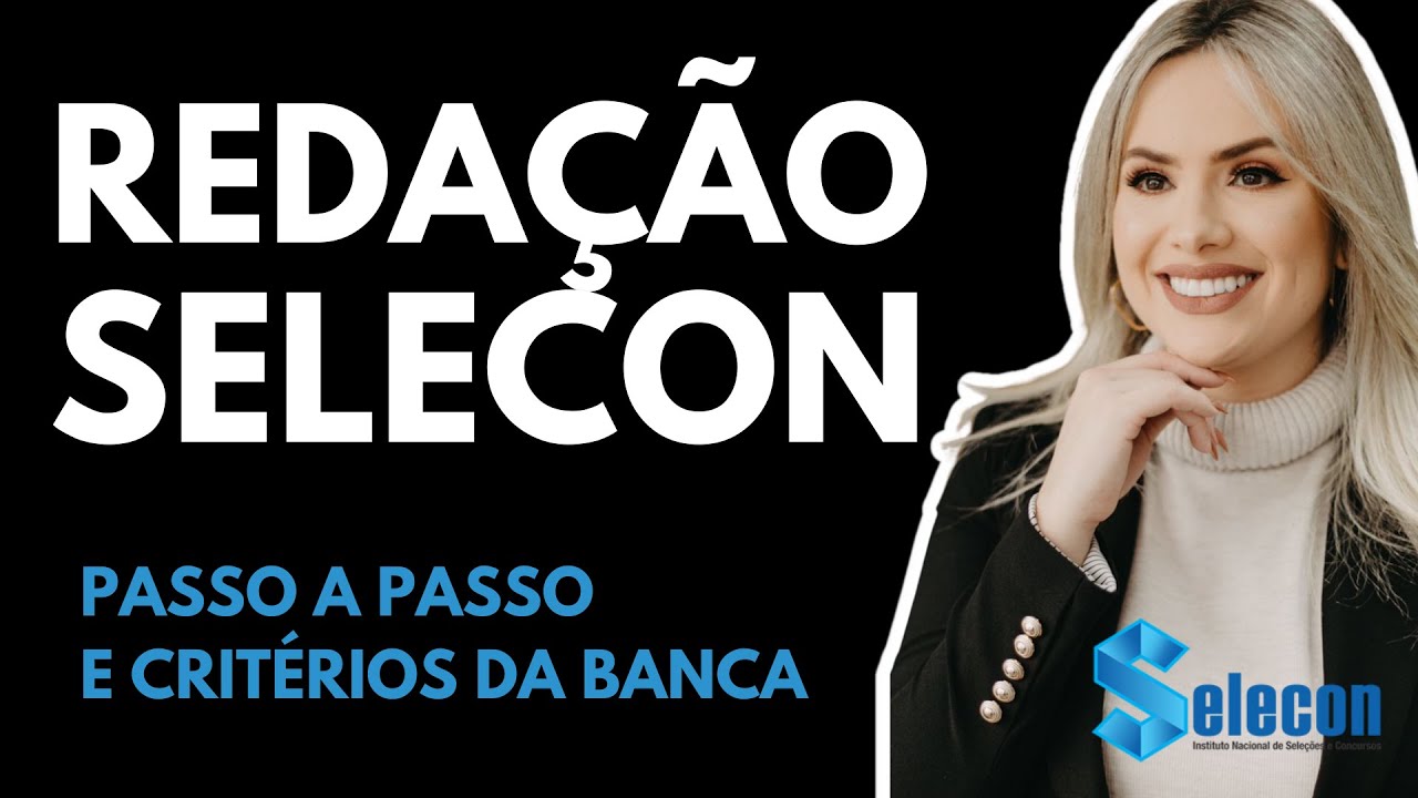 SELECON Concursos - Reda&ccedil;&atilde;o SELECON PPMG