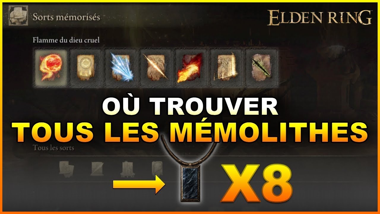 DÉBLOQUER TOUS les EMPLACEMENTS de SORTS dans Elden Ring !