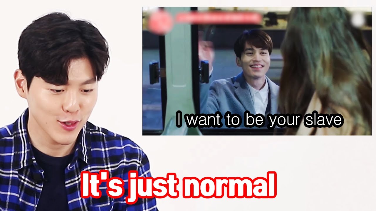 When Korean men watch Korean romantic dramas