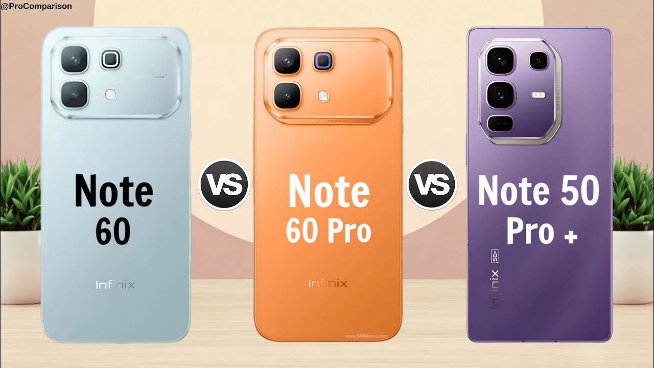 Infinix Note 60 5G против Infinix Note 60 Pro 5G против Infinix Note 50 Pro Plus 5G || Полное сра...