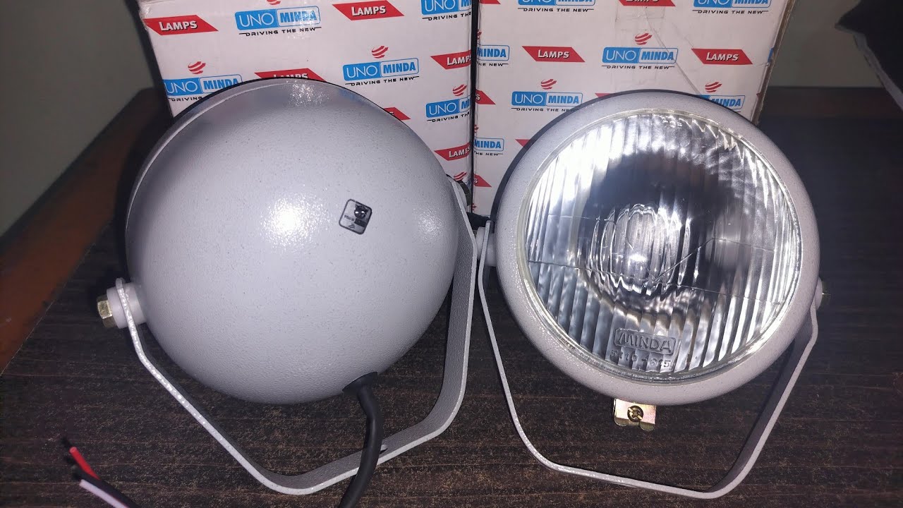 UNO Minda HL-5563BM Head Light H4 High Beam (Clear Lens) - UNBOXING 