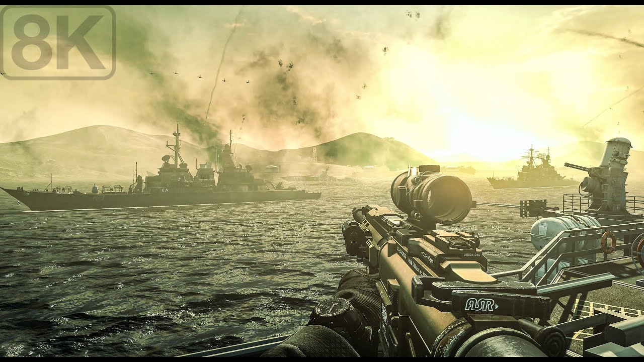 USS Liberator (Последний авианосец) Call of Duty Ghosts — 8K