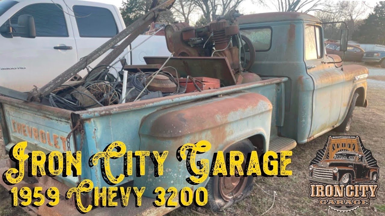 Will It Run after 50 years?? 1959 Chevy 3200. Cleaning out BARN FIND! What will we find??