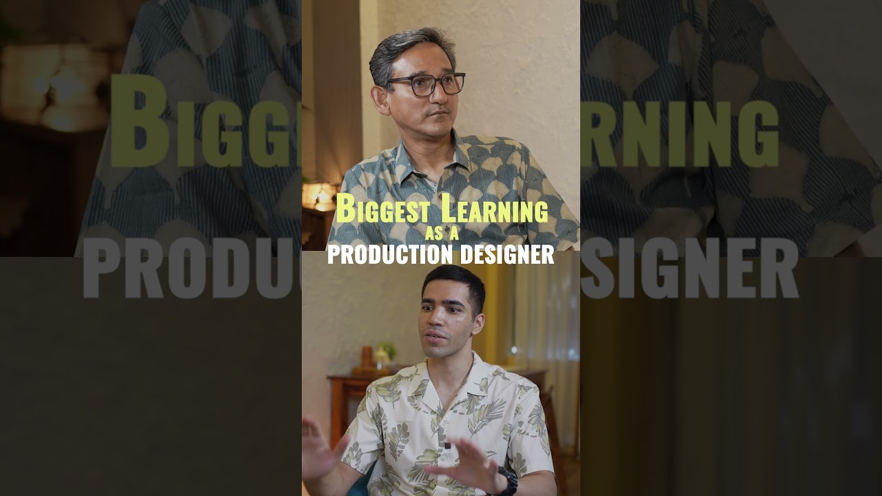 Biggest Lesson as a Production Designer #producers #filmmaking #productiondesign