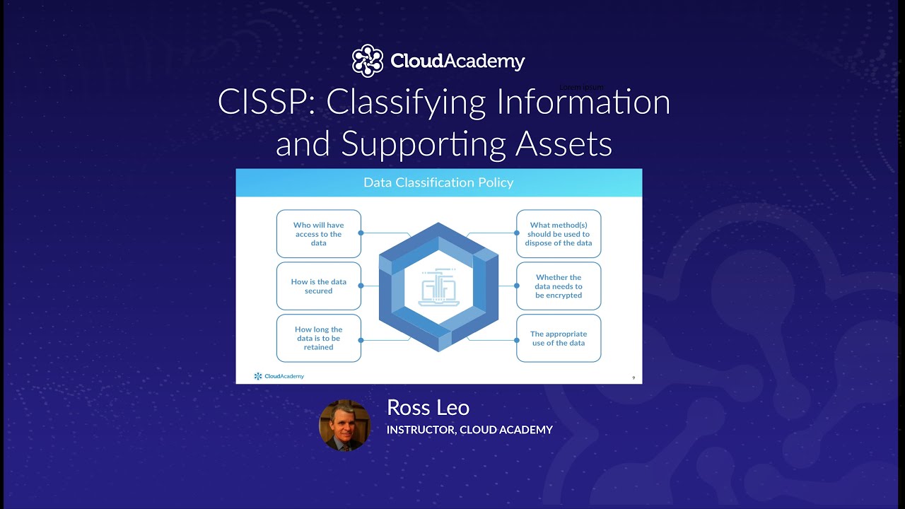 CISSP: Classifying Information and Supporting Assets