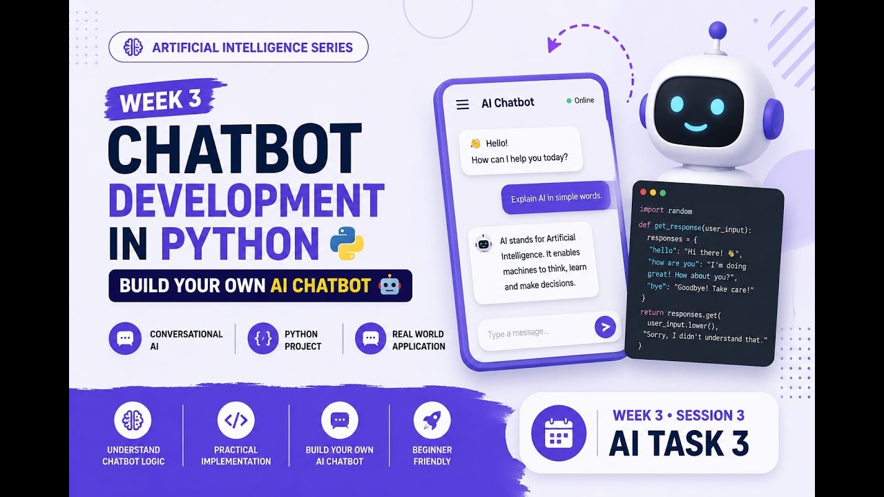 Chatbot Development in Python 🤖 | Build Your Own AI Chatbot | Skillify