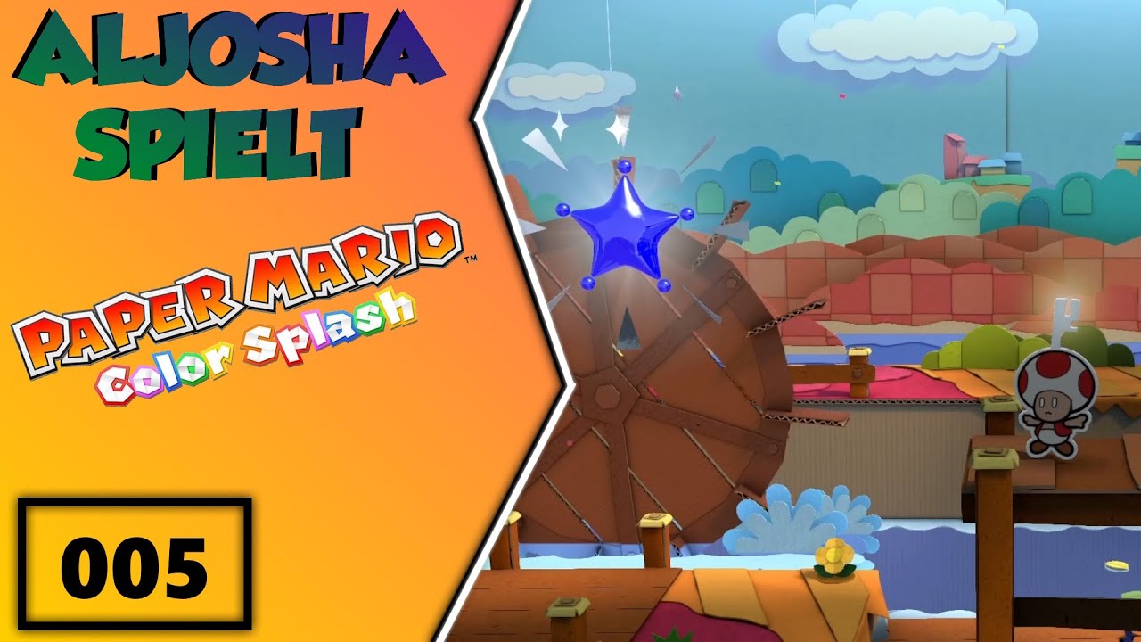Let's Play Paper Mario Color Splash 📃 #05: Hilfe vom TOAD mit der SUPERKRAFT