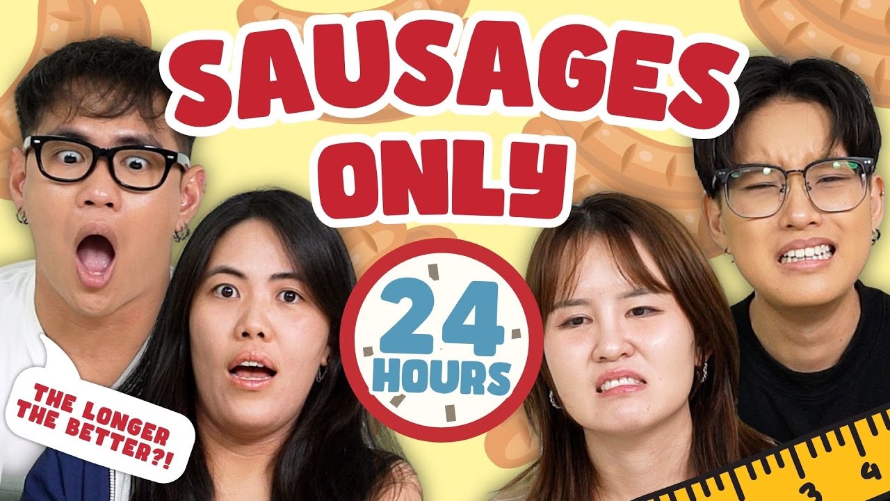 We Only Ate SAUSAGES For 24 Hours?! | 24 Hours Challenge