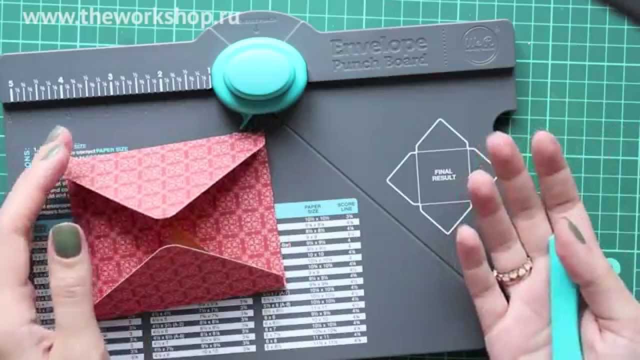 Обзор доски-конвертоделалки Envelope Punch Board