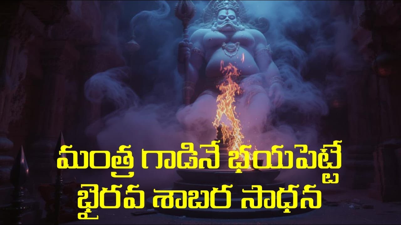 మంత్ర గాడినే భయపెట్టే భైరవ శాబర సాధన 