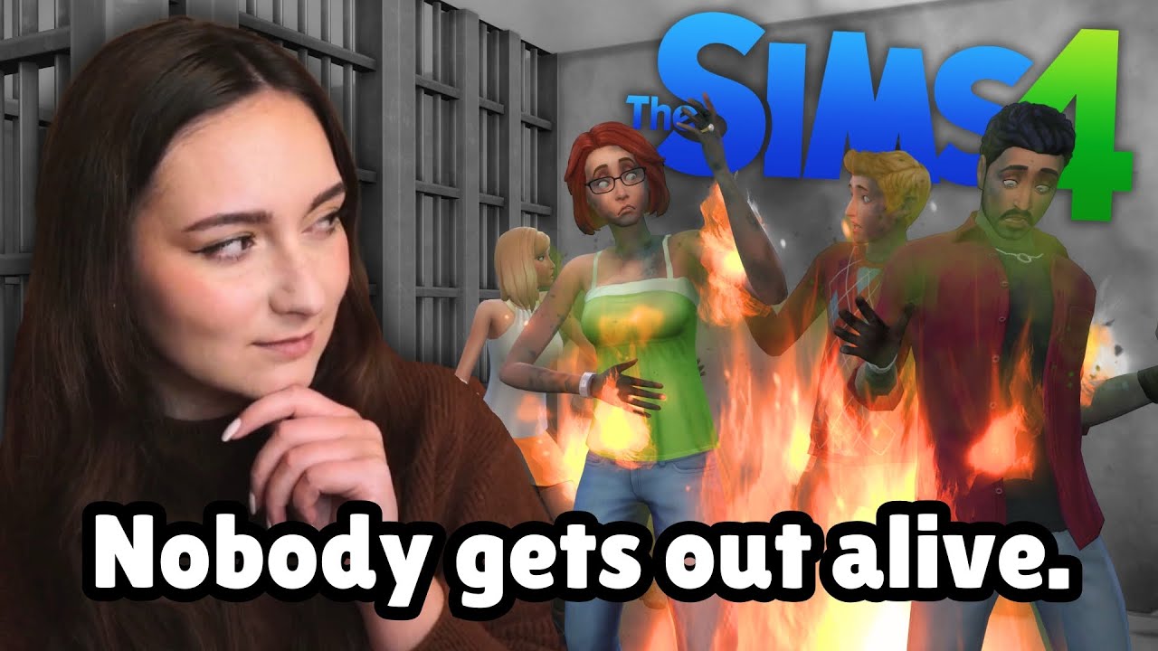 I Killed 50 Sims in One Day (no mods) | Olive Specter's House of Horrors