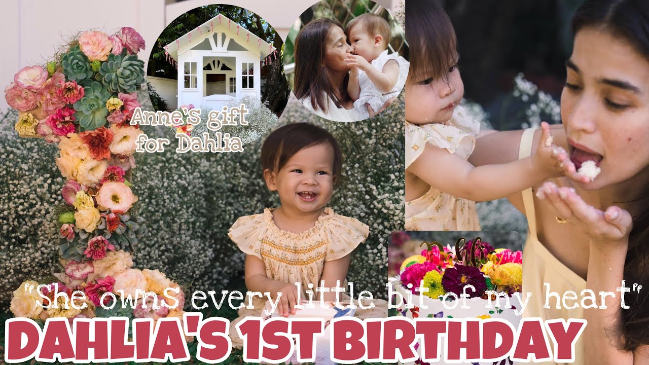 Dahlia First Birthday Celebration with Tita Jasmin and Thylane ❤️ Happy Mommy Anne Curtis