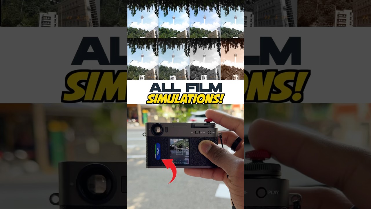 Fujifilm XHalf: All Film Simulations (SOOC) #fujifilmxhalf