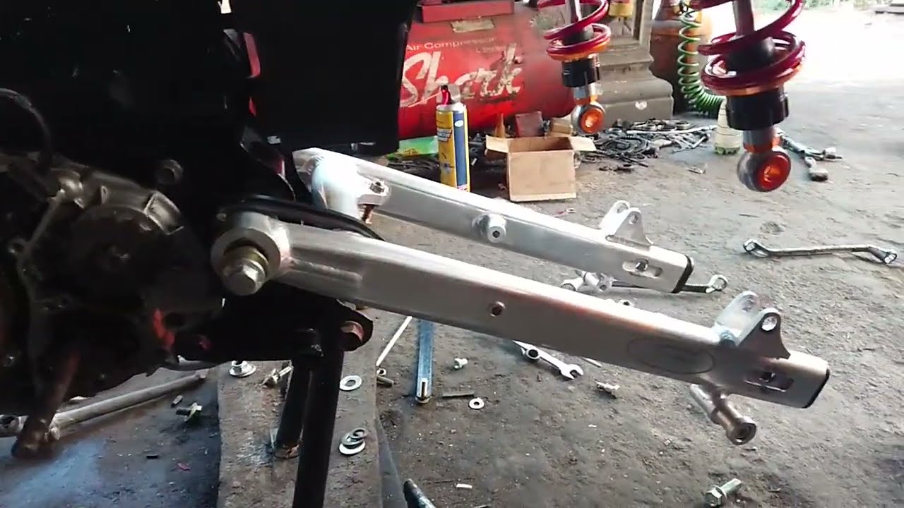 pasang swing arm supertrack terbaru fizr