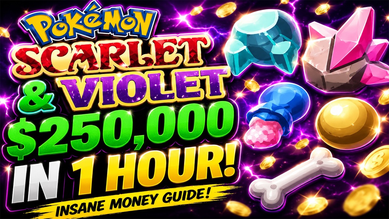BEST MONEY STRATEGY IN POKEMON SCARLET AND VIOLET! | $250,000 PER HOUR! (Money Farming Tutorial)