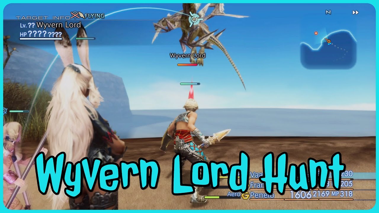 Final Fantasy XII Zodiac Age - Wyvern Lord Hunt