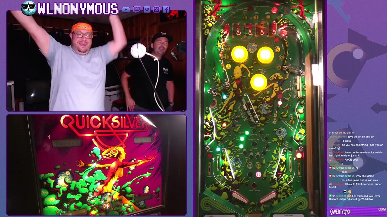 PINBALL- 1980 Stern 'Quicksilver' - 1,220,910